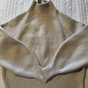 H&M Cream Cowl Neck Sweater